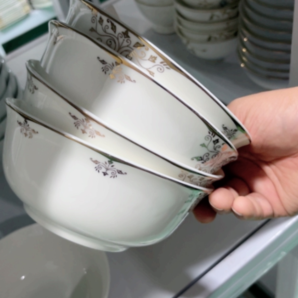 【闪购商品】陶瓷盘k4面碗4个瑕疵