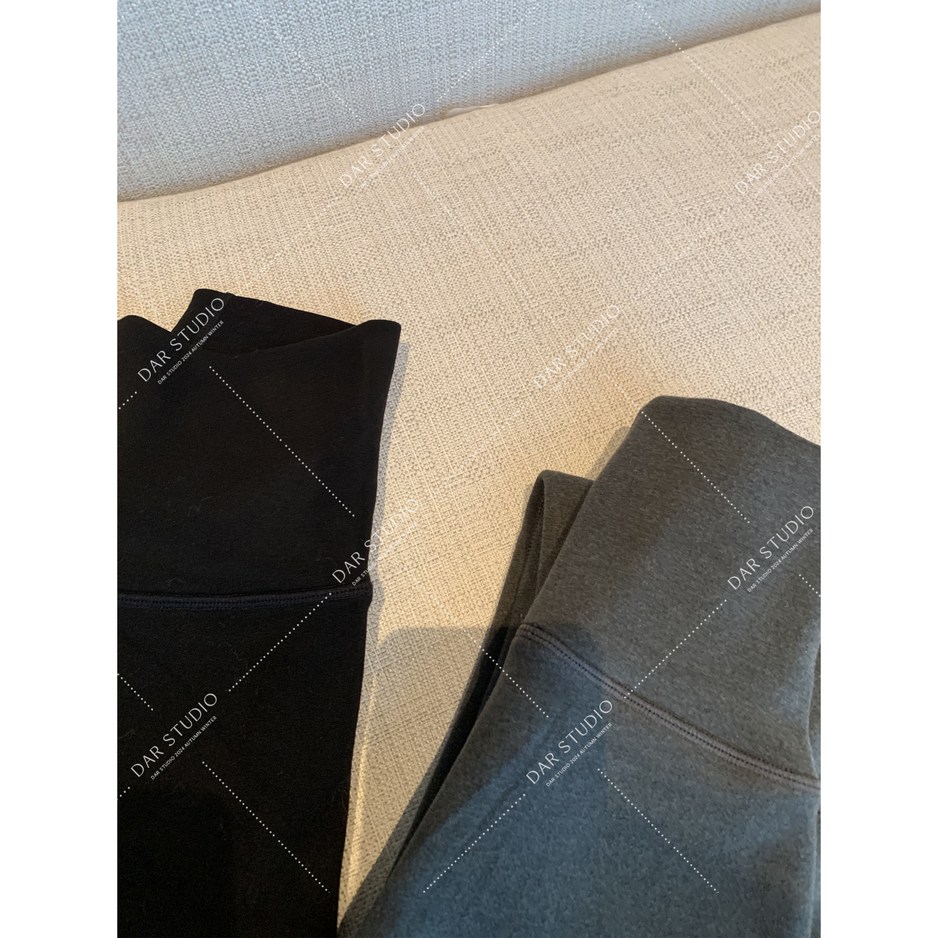 DAR STUDIO 高线【暖冬打底裤】双面德绒秋冬新款修身打底裤66666