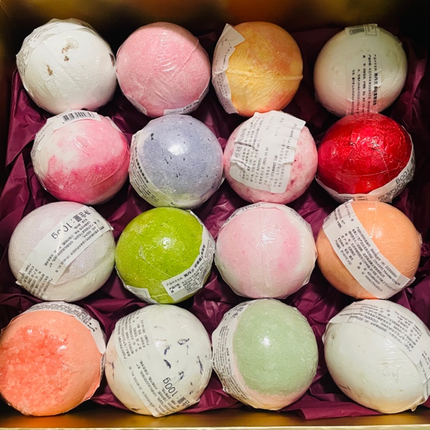 stenders施丹兰精油球礼盒16球泡澡球 泡泡浴球 礼盒装滋润沐浴球