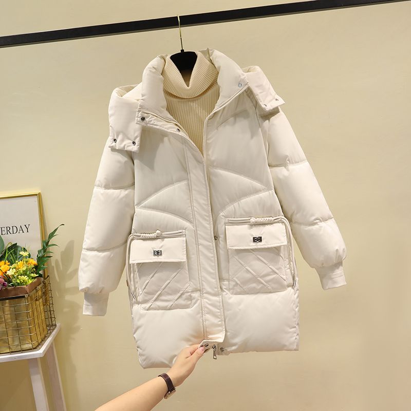 波司豋羽绒棉衣羽绒服女中长款2023冬季新款小个子韩版宽松加厚保