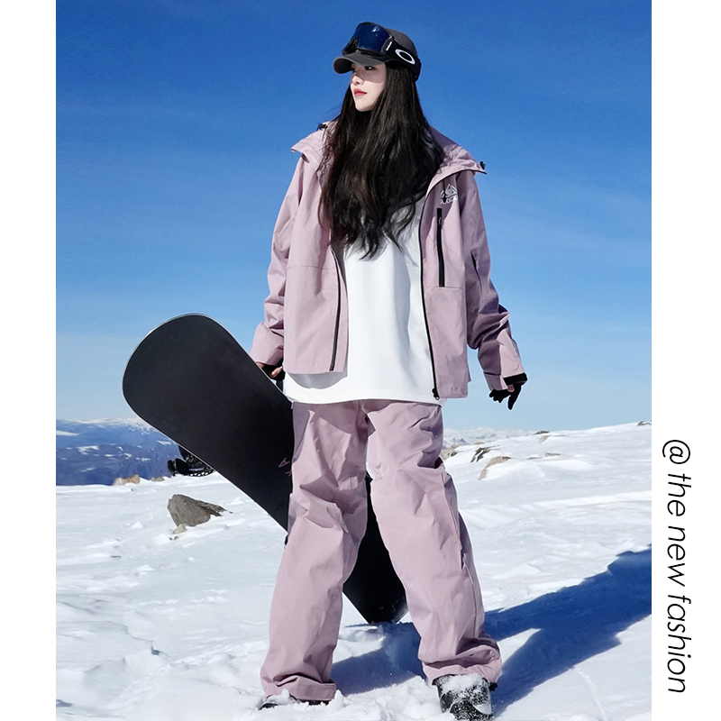 【小扬哥甄选】滑雪服爬山衣服女套装零下40度东北极寒棉服外套防