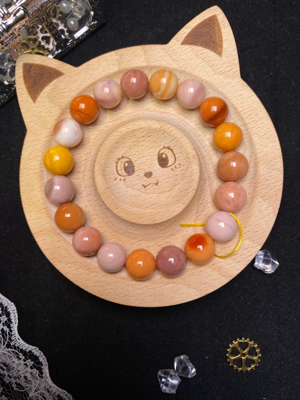 60-99水晶手串 [自选串串]时尚百搭素圈彩色老型单圈玉手串精美