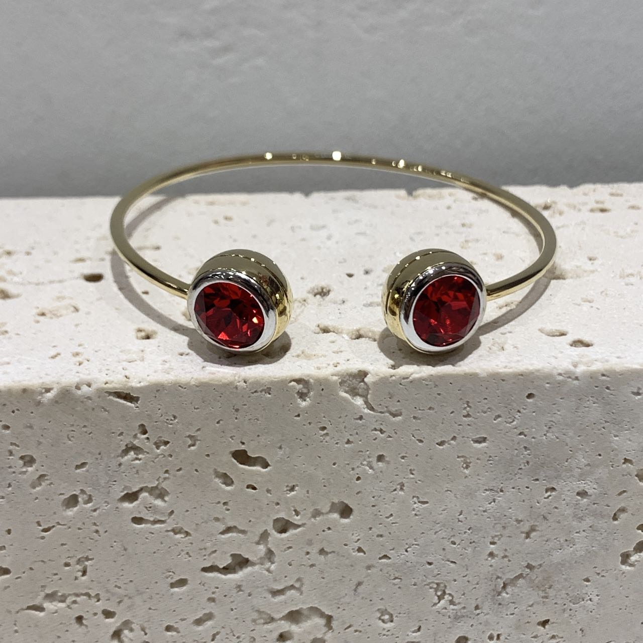 黄铜亚克力手镯  5686 施家水晶重工黄铜手环手镯