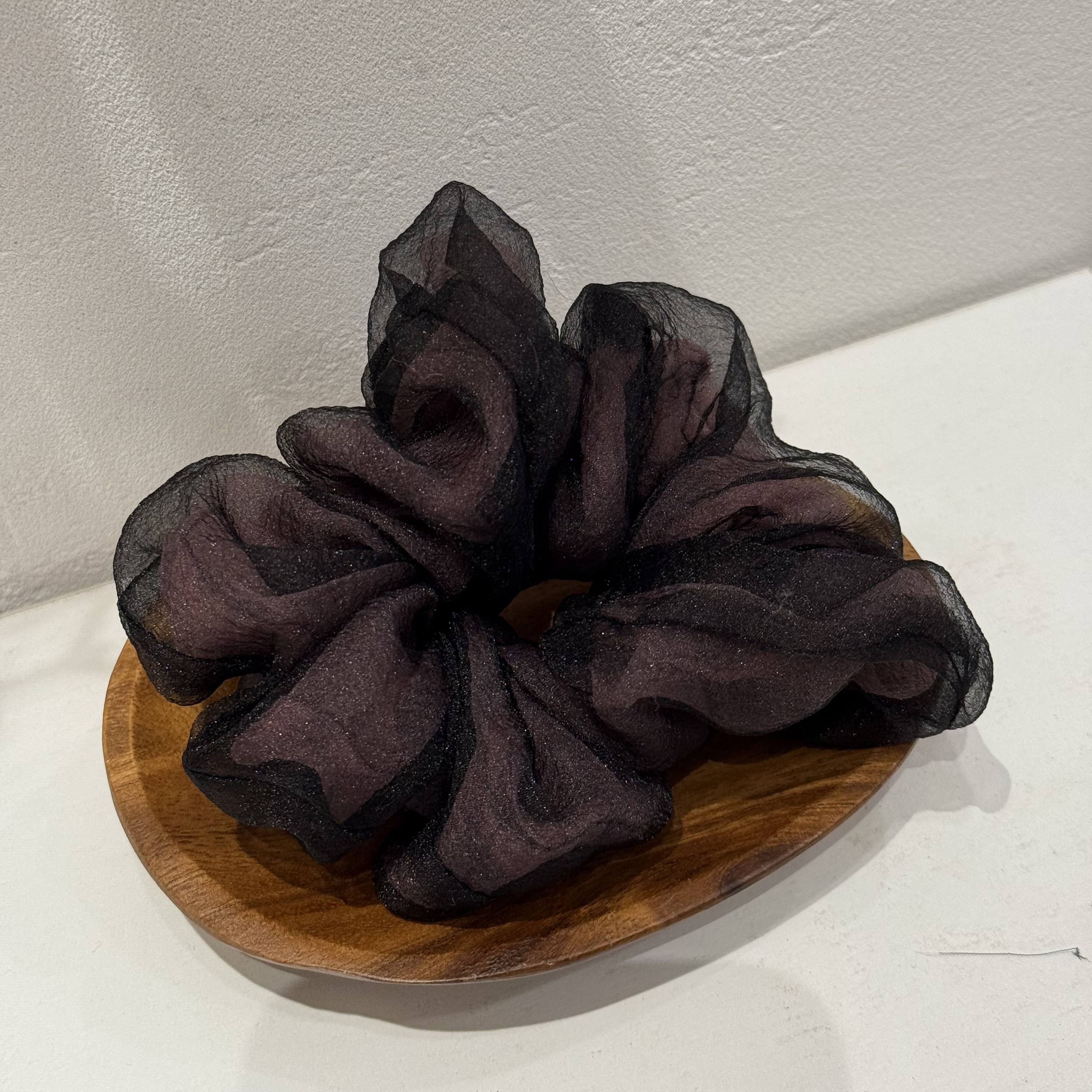 GREBUTY 5778 【紫霞】黑色淡紫色纱纱肠圈