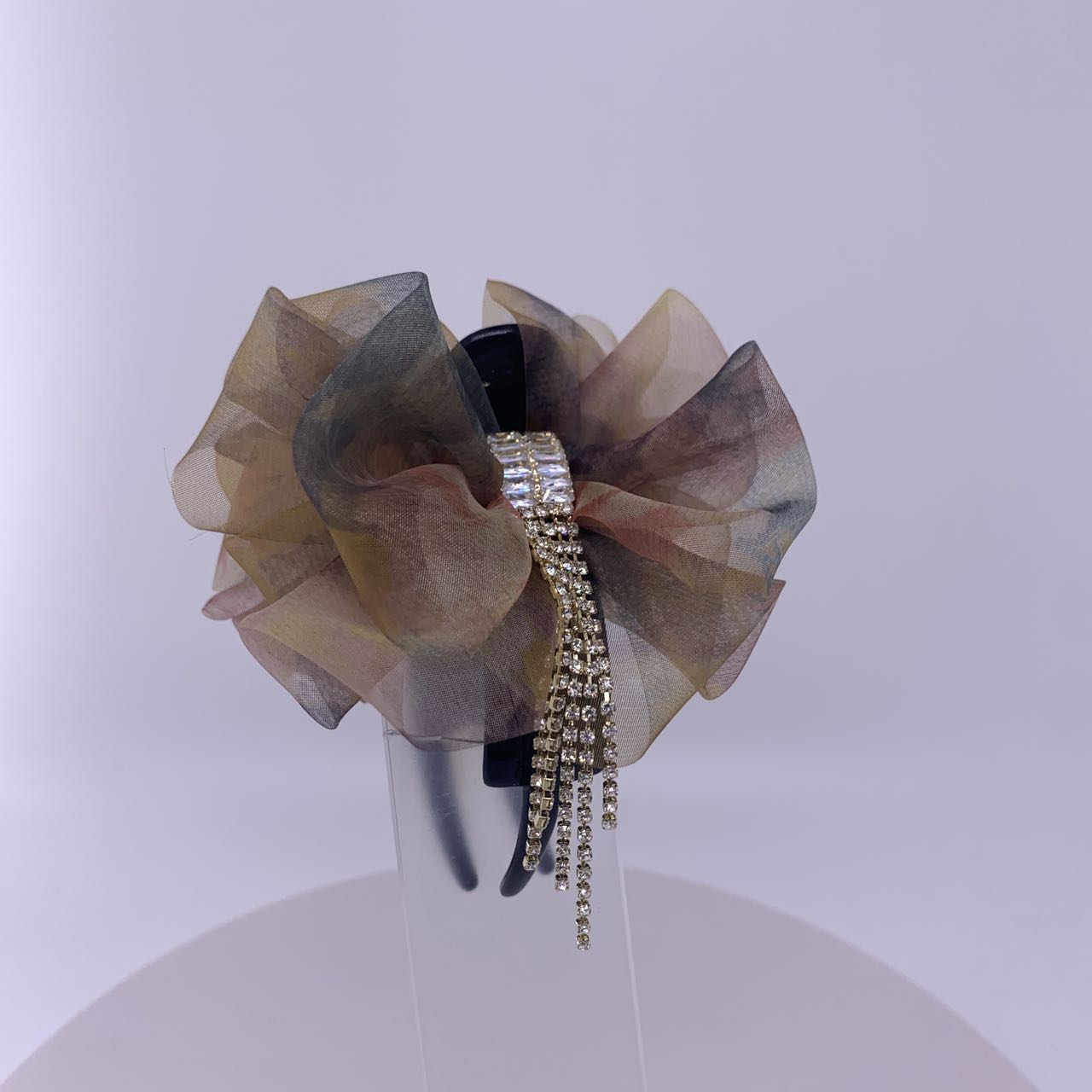 GREBUTY 5021 简约气质夏天多层蝴蝶结丸子夹