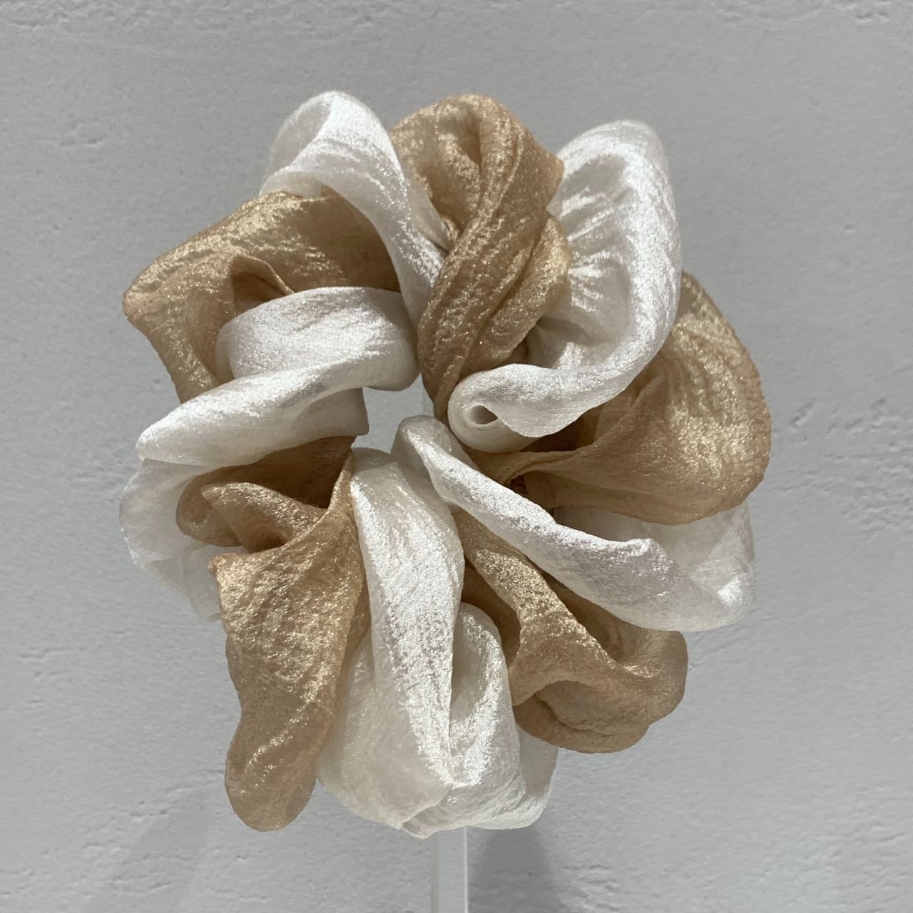 GREBUTY 5407 简约气质拼色纱纱大肠圈