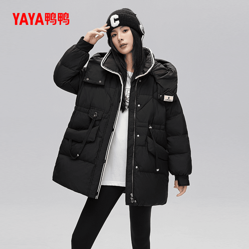 YAYA/鸭鸭羽绒服高级商场同款人气爆款全年超低价正品保证鸭绒