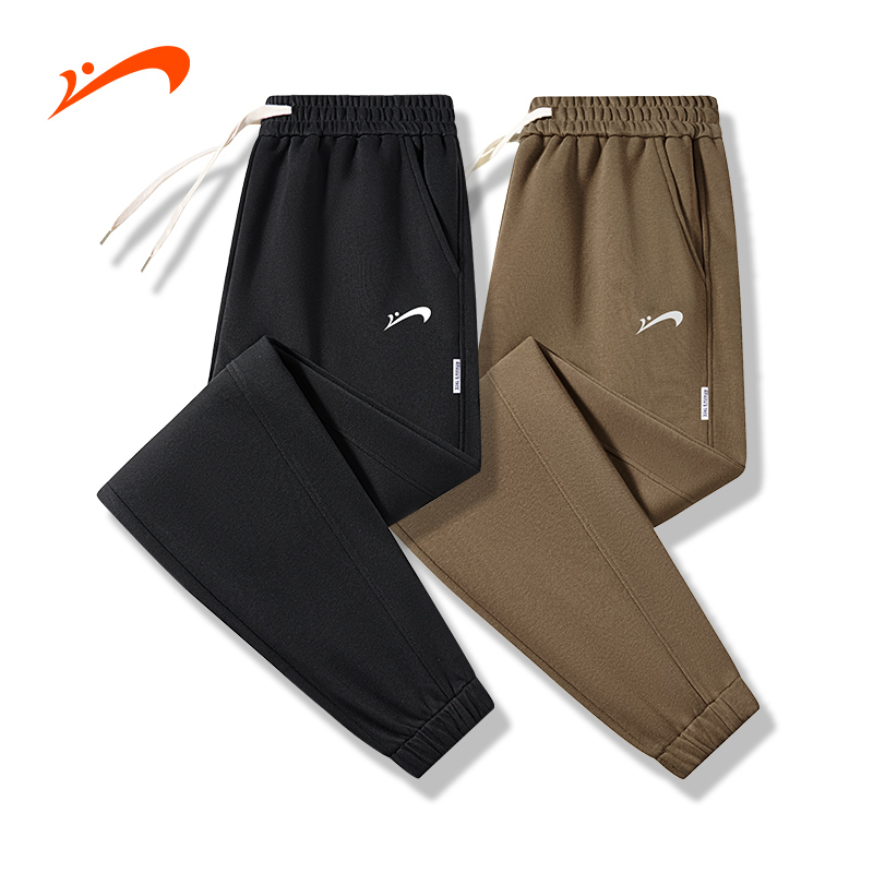 贵人鸟2025秋季新款运动卫裤男女同款休闲百搭束脚裤情侣款长裤