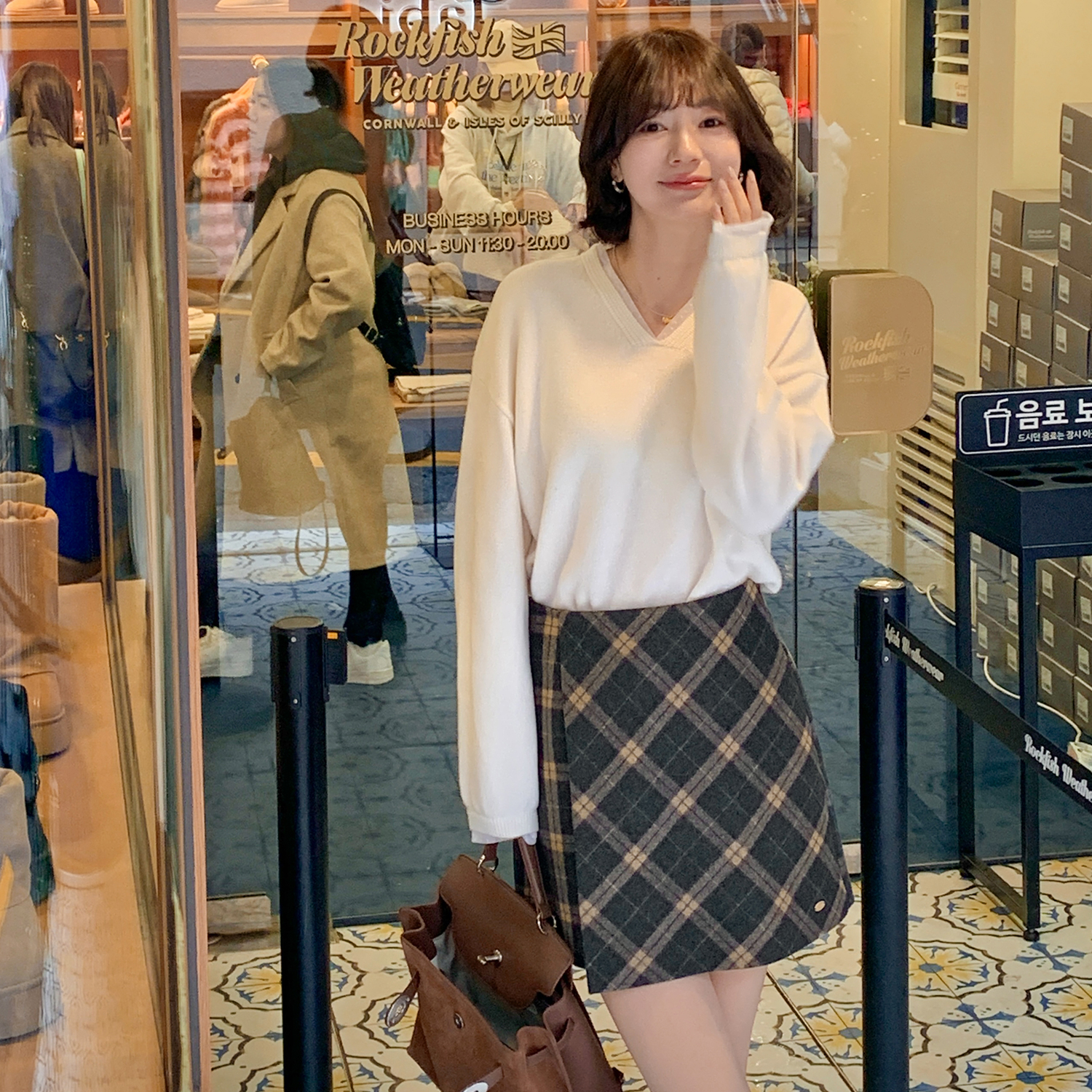 现货【慵懒波点】FS412S033波点蕾丝花边毛衣