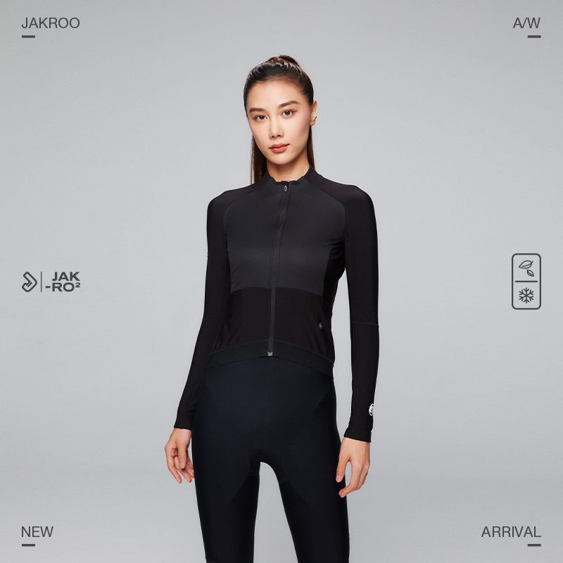 捷酷秋冬新品ELITE WIND女士抓绒骑行服户外舒适保暖5℃骑行上衣