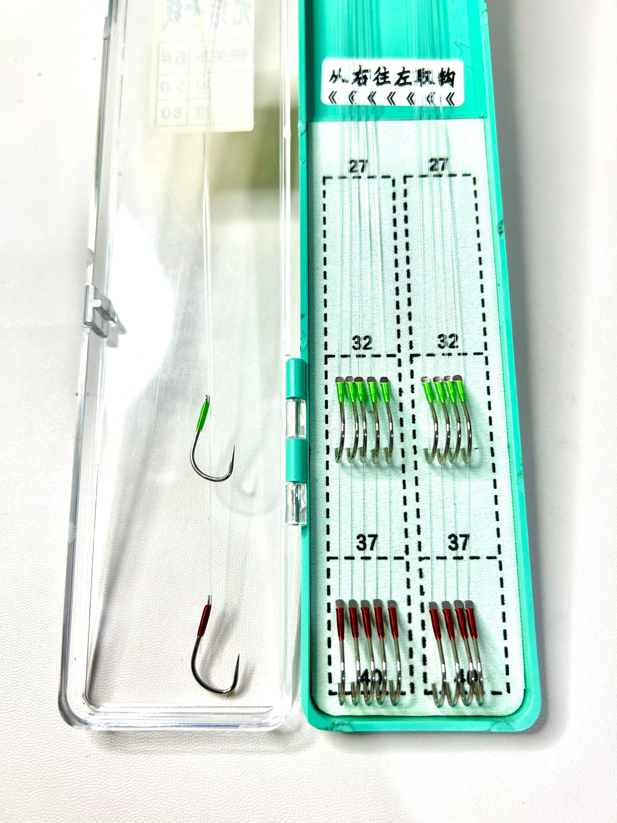 暴力加强鲢关东无结子线强拉力湖库黑坑鲢鳙子线双钩手工成品仕挂