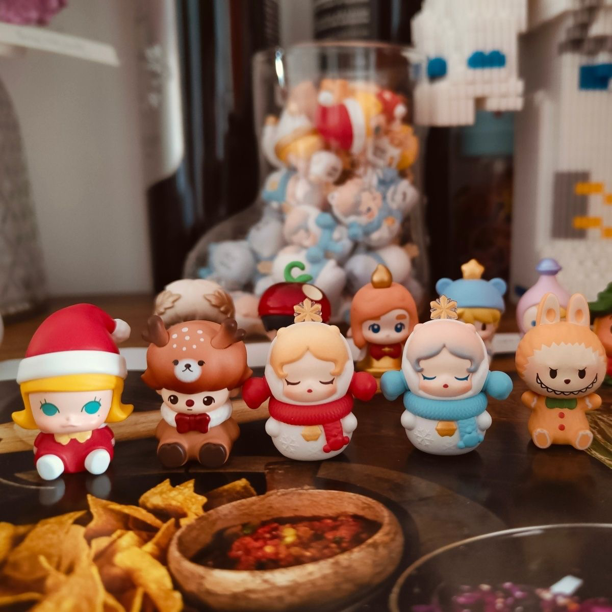 【拆盒】正版泡泡萌粒圣诞派对系列整套