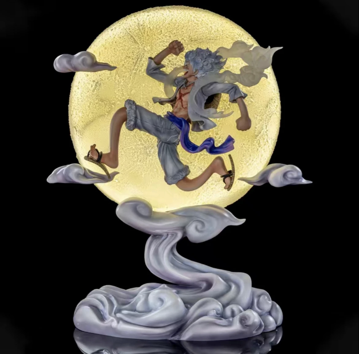 奔月路飞 可发光【海贼王系列】优质版手办 动漫模型摆件
