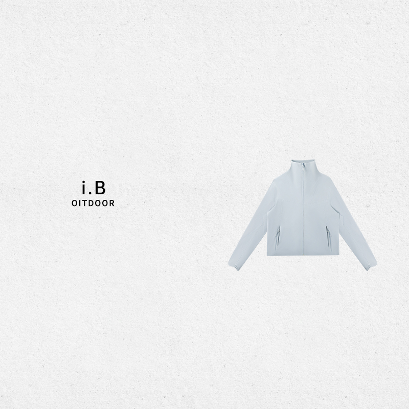 i.B 短款全热封压胶软壳夹克 YKK拉链 内里加绒-IB-DAW010
