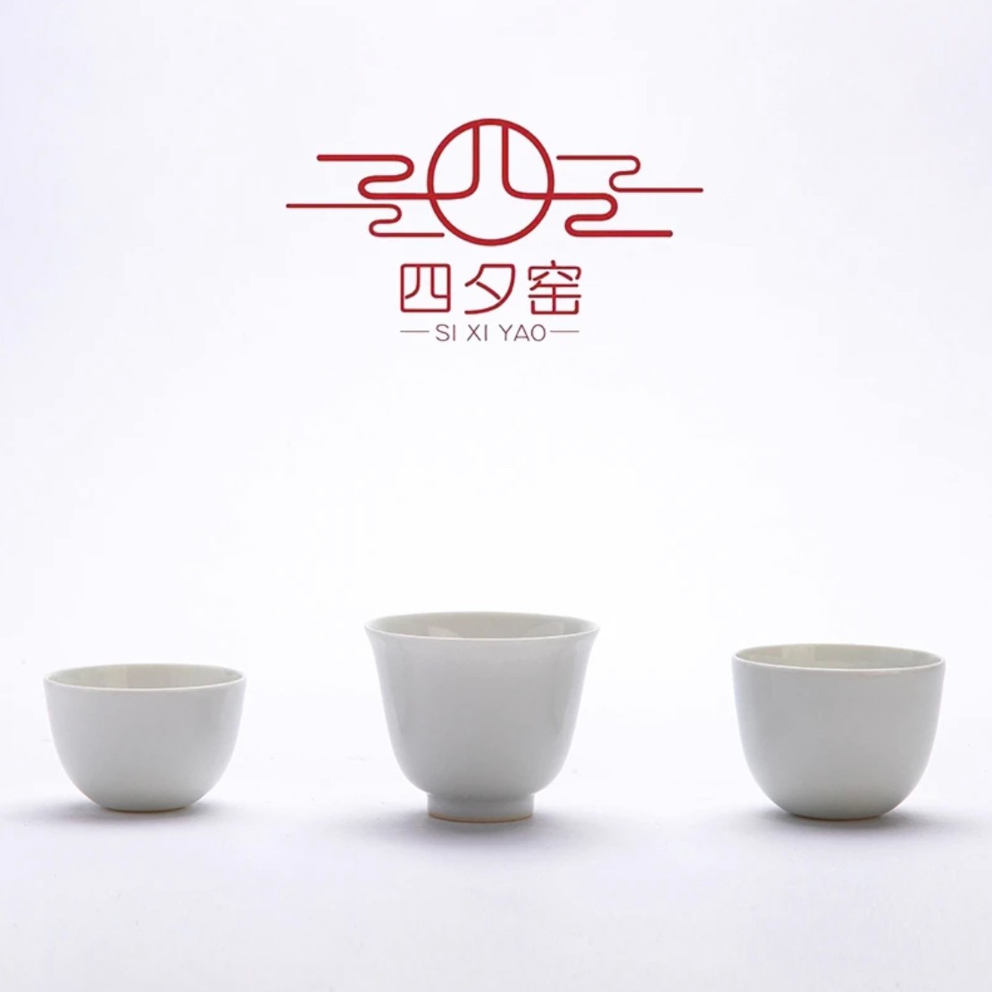 四夕窑景德镇手工仿雍正官窑家用小品主人杯高温温润茶杯茶具