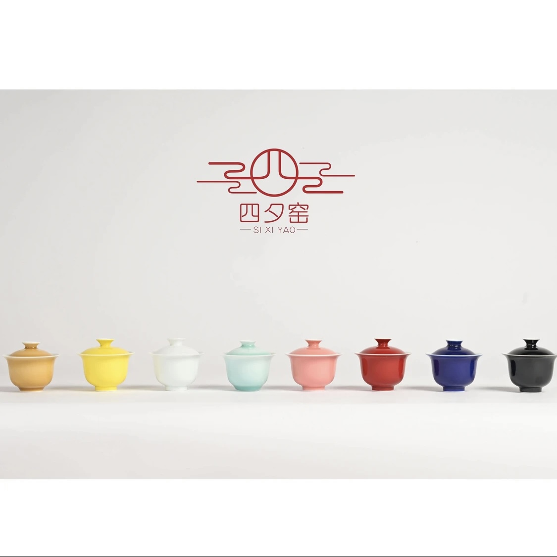 四夕窑7.0岩茶专用白瓷陶瓷盖碗茶具手工薄胎高温制瓷不挂茶垢