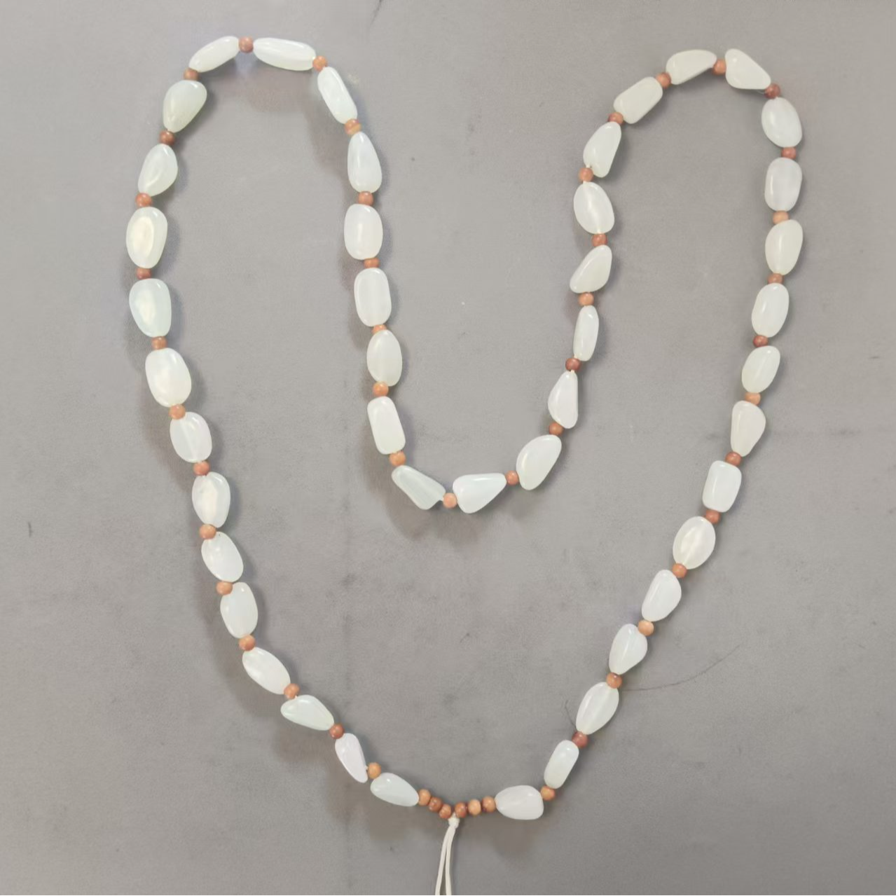 新疆和田玉白玉随形项链多样性发货拍一发一