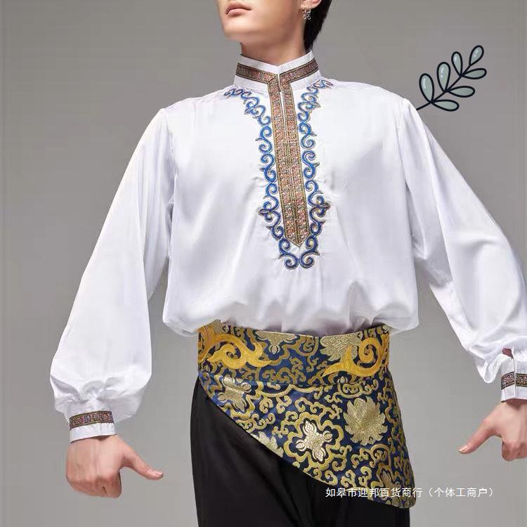 维族演出服维吾族舞蹈男少数民族成人练功练习考级表演新疆舞现货