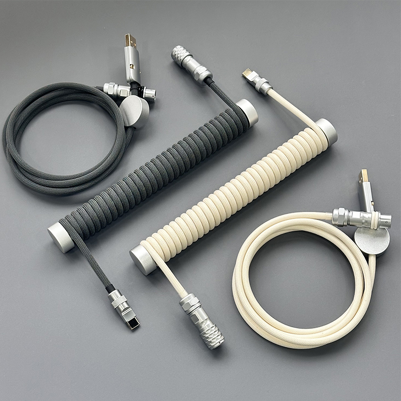 unknown error客制化机械键盘线螺旋航插线含固线器基础四色Z42