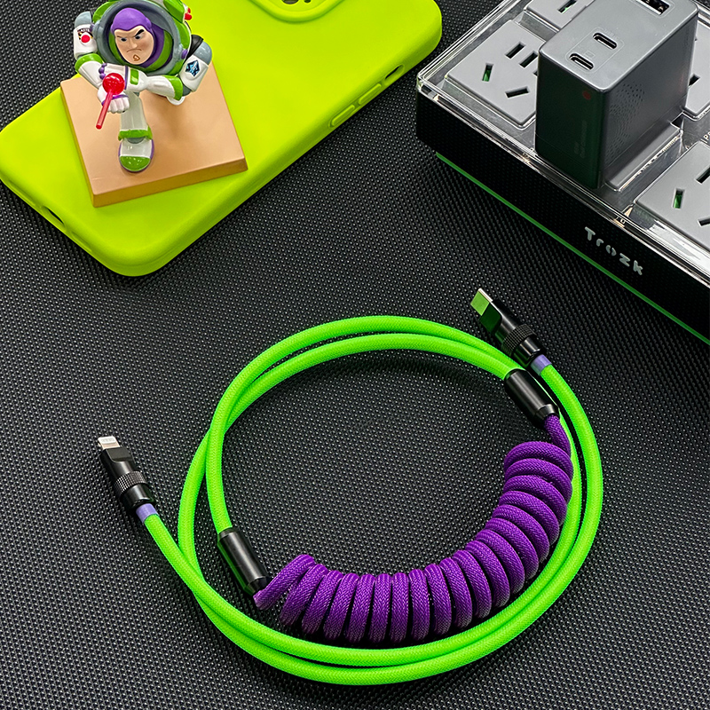 UNKNOWN ERROR 1米编织螺旋数据快充线适用苹果15iphone14手机等