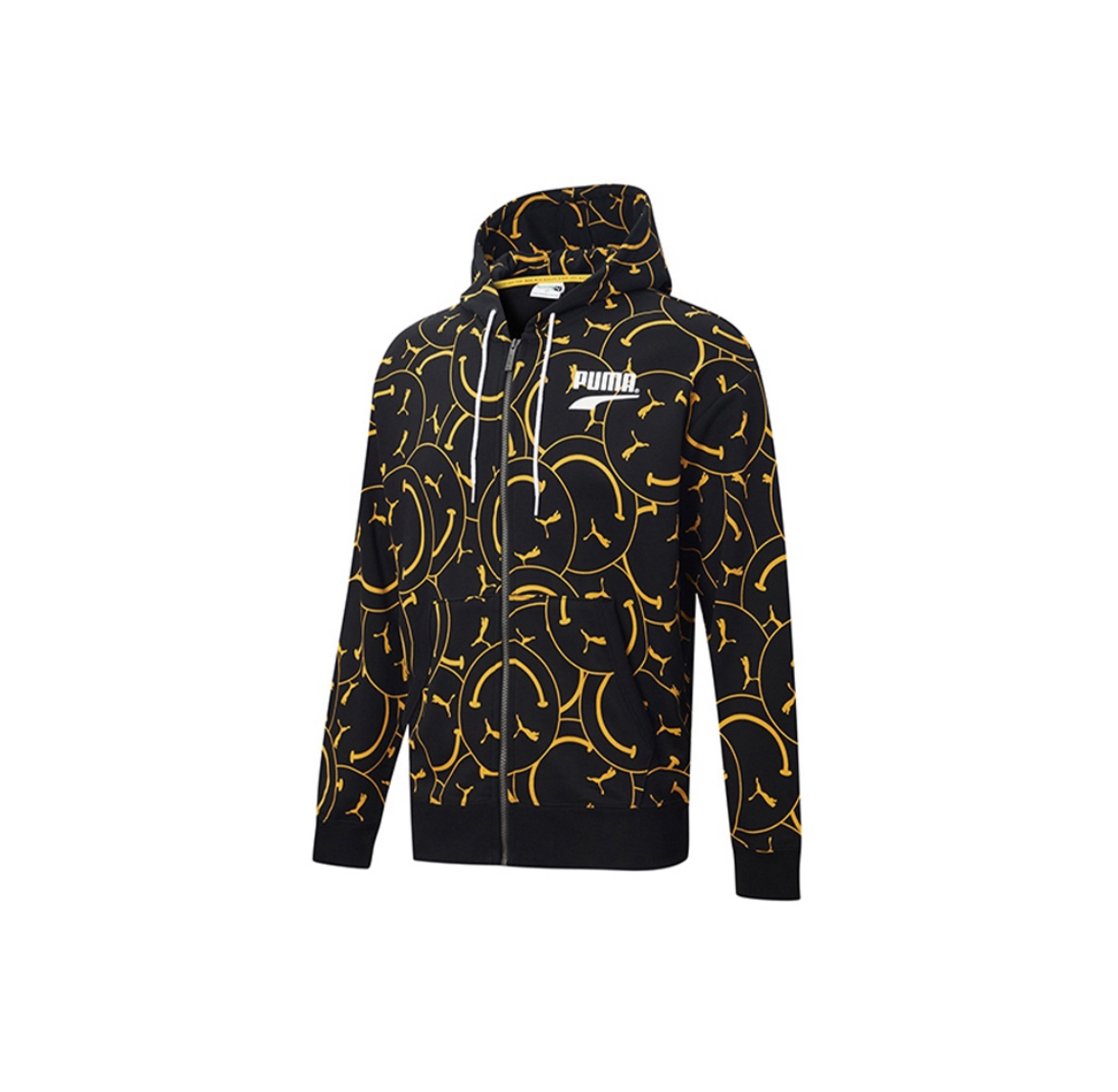 Puma彪马正品 全开襟笑脸印花休闲运动外套 530161-01