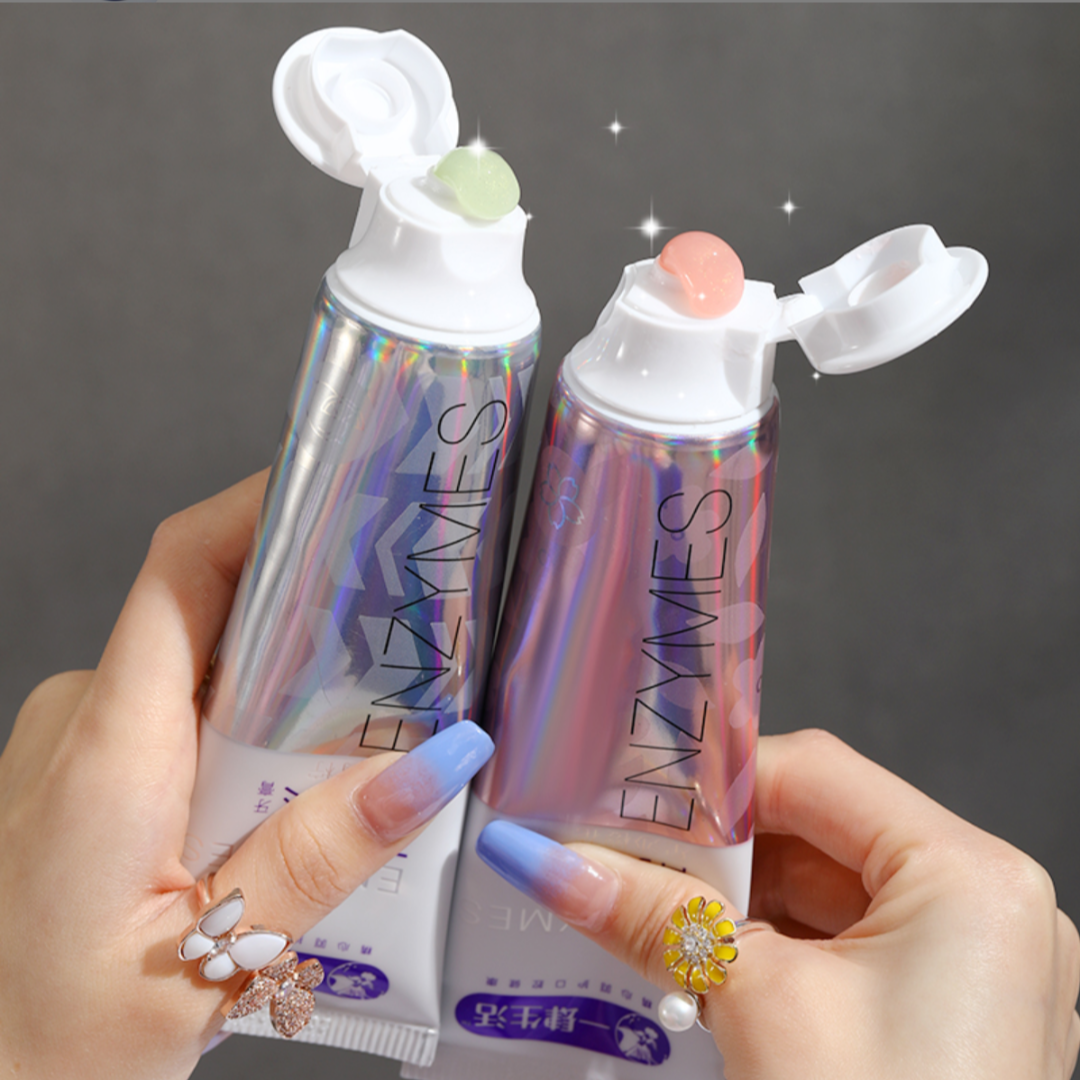 【到手4支】酵素牙膏清新口气亮白去牙渍去黄水果味酵素牙膏久留香