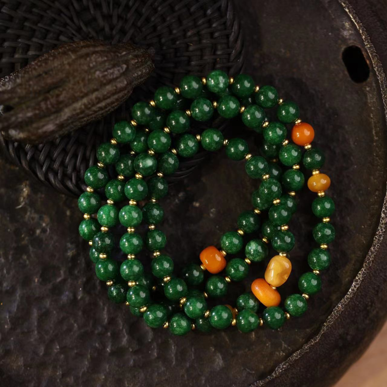 非金属合成锆石项链 居家好物精致项链手链-弹力【哎呦家17049】