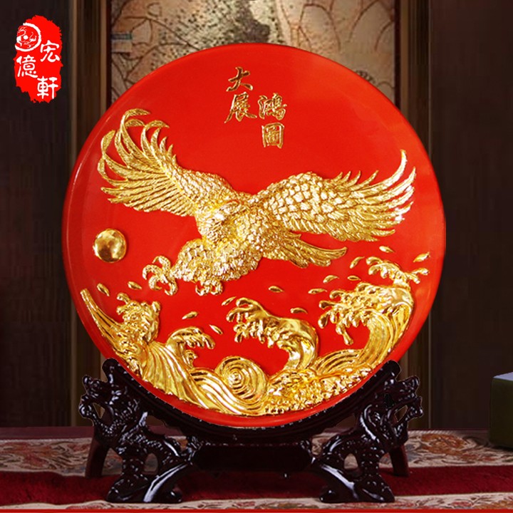 漆线雕厦门陶瓷工艺品摆件送朋友礼品礼物乔迁客厅创意实用搬家礼