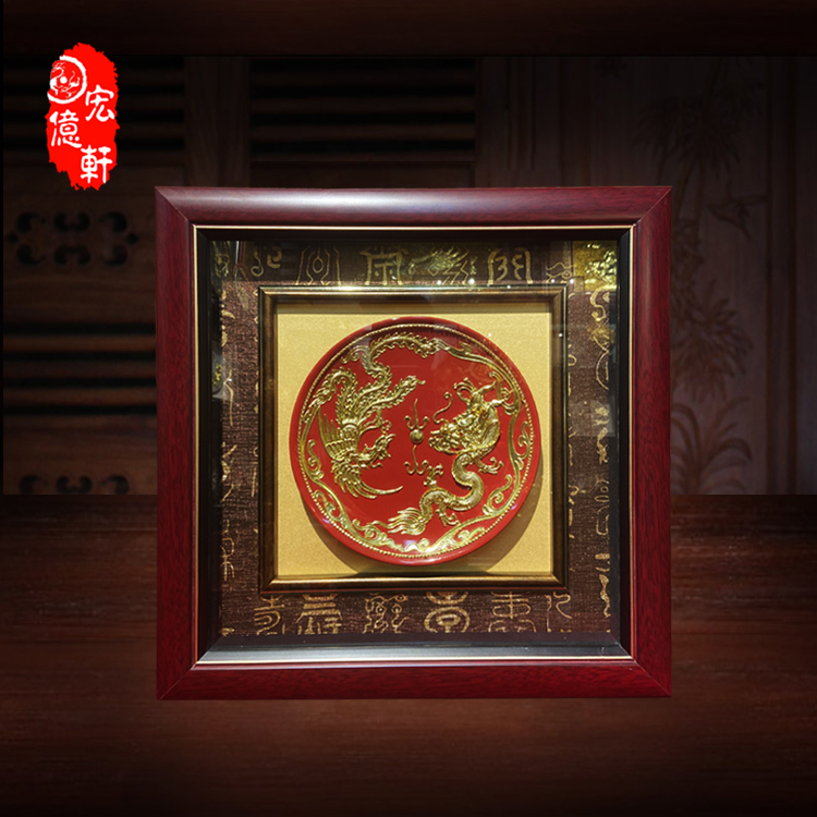漆线雕厦门陶瓷工艺品摆件送朋友礼品礼物乔迁客厅创意实用搬家礼