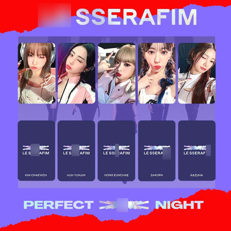 LESSERAFIM炽PERFECT NIGHT单曲打歌小卡金采源YUNJIN恩彩SAKURA