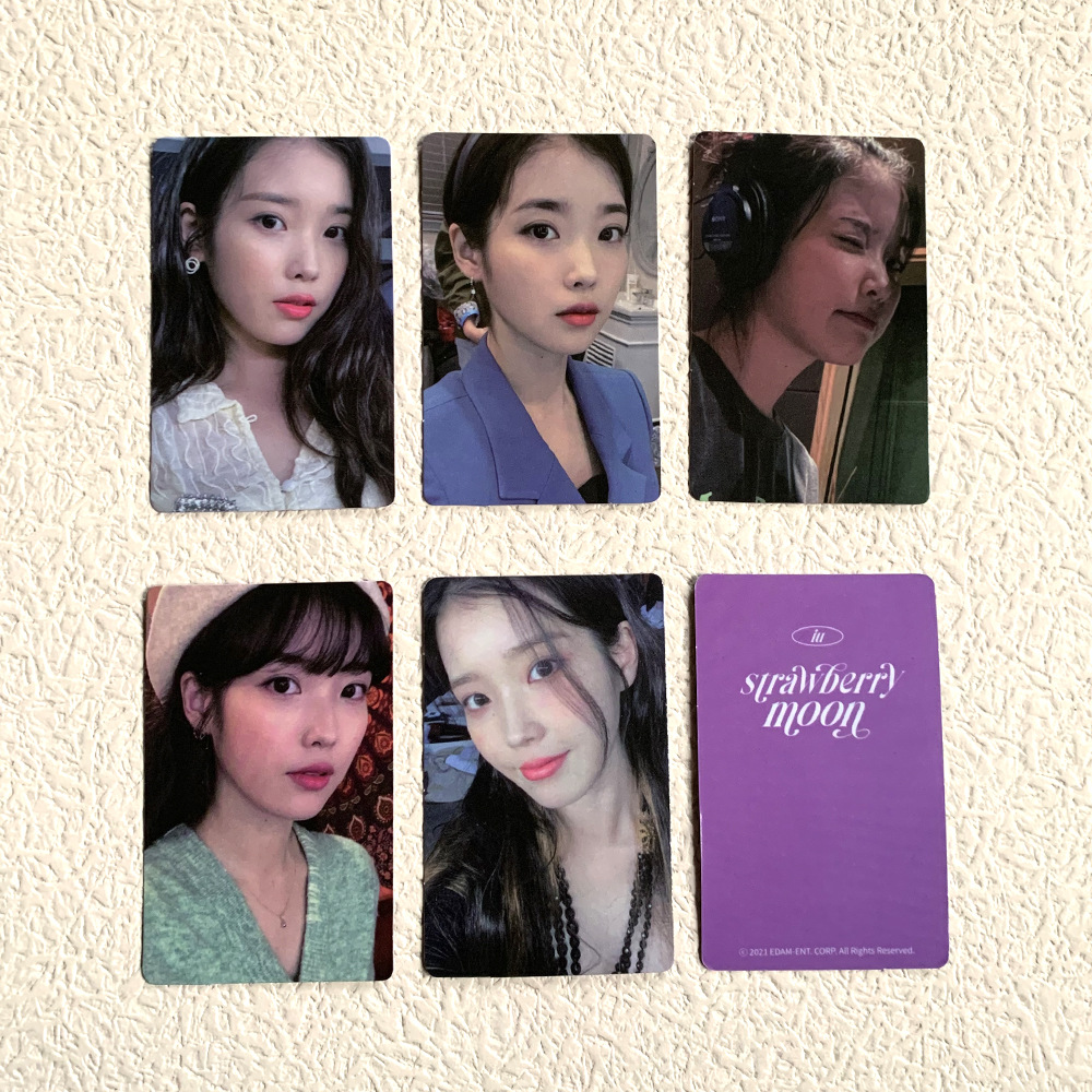 IU李知恩 Strawberry Moon专辑小卡 随机卡 Lee Ji Eun碎片集