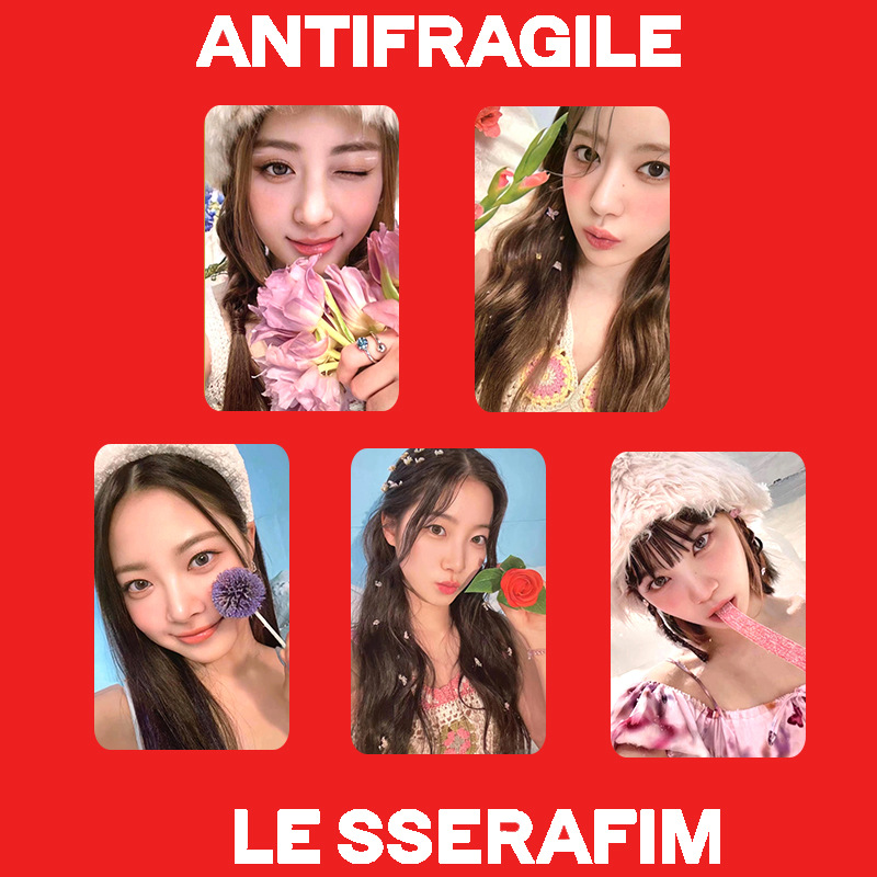 炽LESSERAFIM新专辑ANTIFRAGILE小卡明星周边粉丝同款收藏小卡