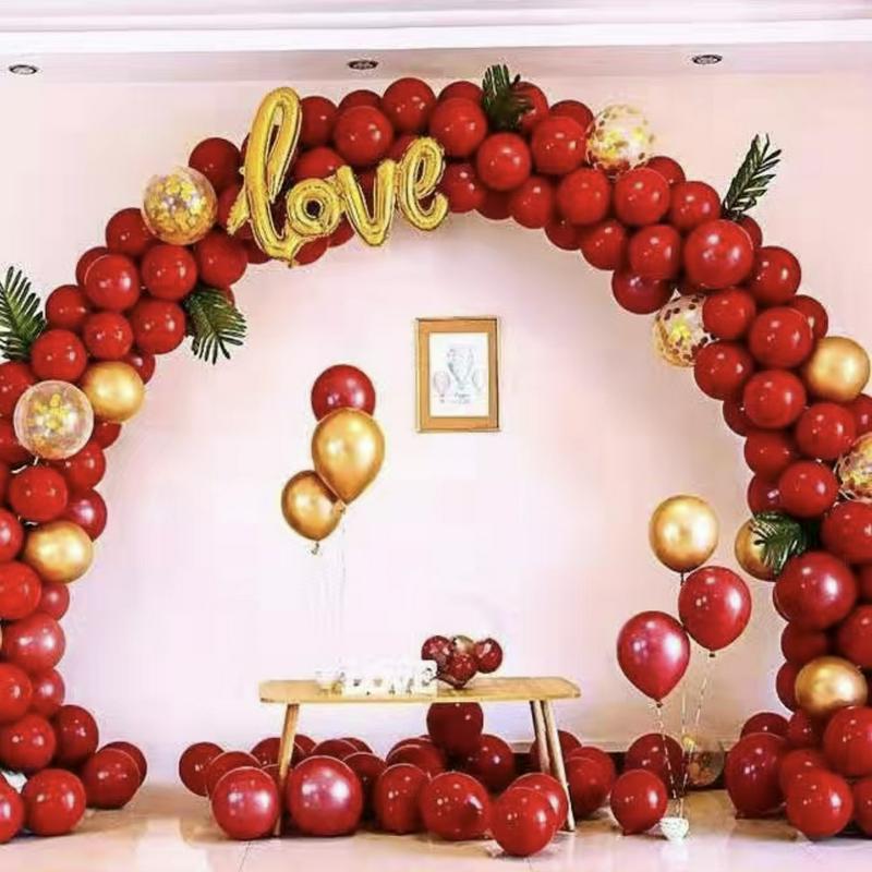 气球拱门婚礼支架装饰婚庆场景布置门口气球室外路引网红婚礼农村