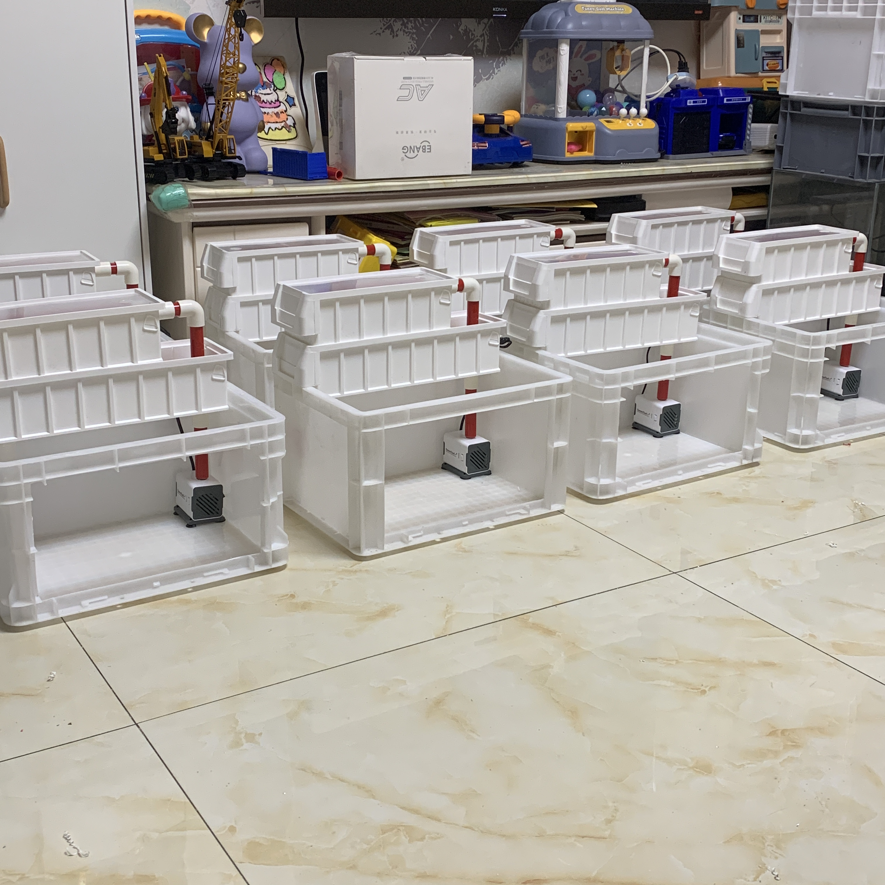 乌龟发色箱过滤一体