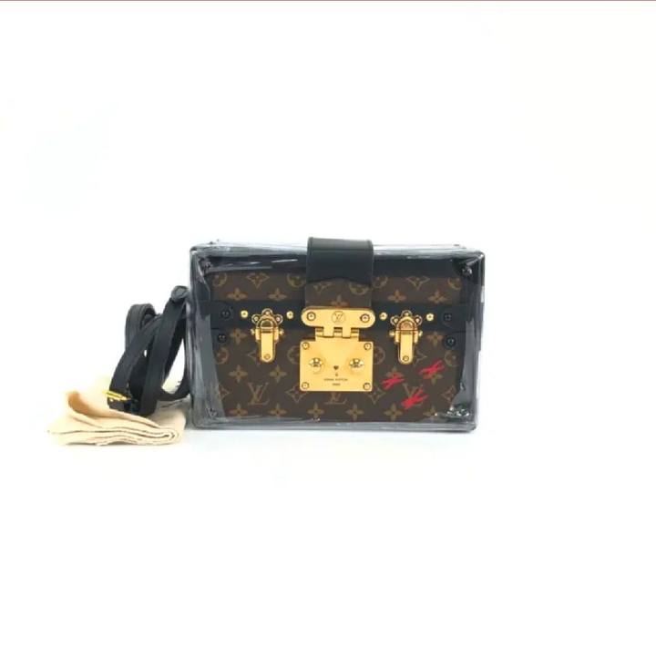 全新未使用 LouisVuitton/路易威登 牛奢网/硬盒子包/芯片款