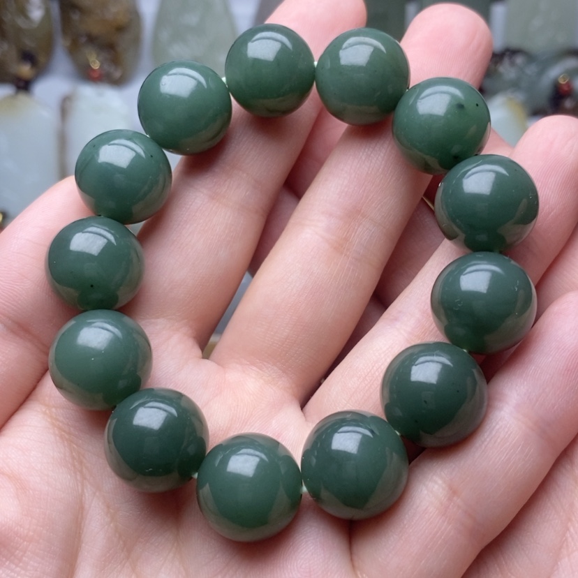 【闪购商品】和田玉（碧玉）手链未镶嵌