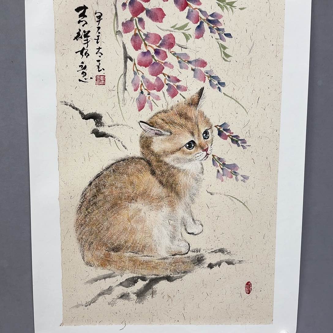 绘画艺术家真人真迹