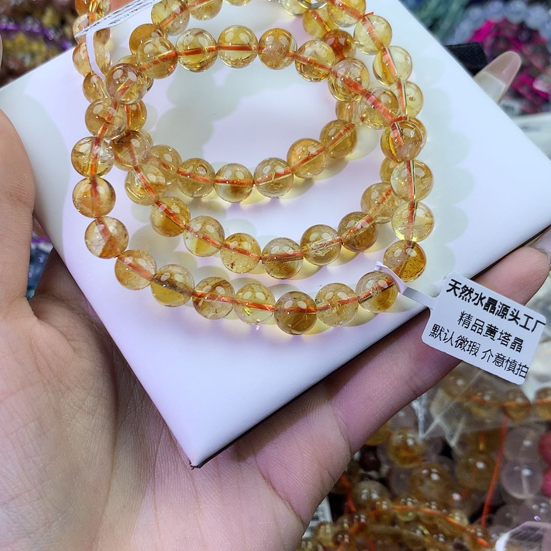 水晶手链未镶嵌黄塔晶卡8多样性发一
