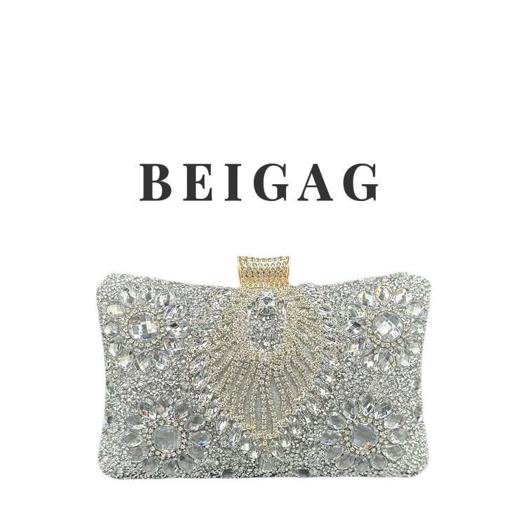 新款名媛欧美晚宴手拿包气质镶钻宴会手提包晚礼服时尚小钱包女款