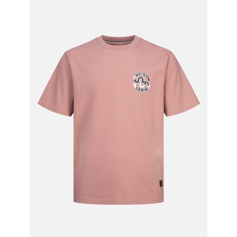 EVISU 2023秋季新款 男士小海鸥倒影印花T恤2EAHTM3TS1121XXCT