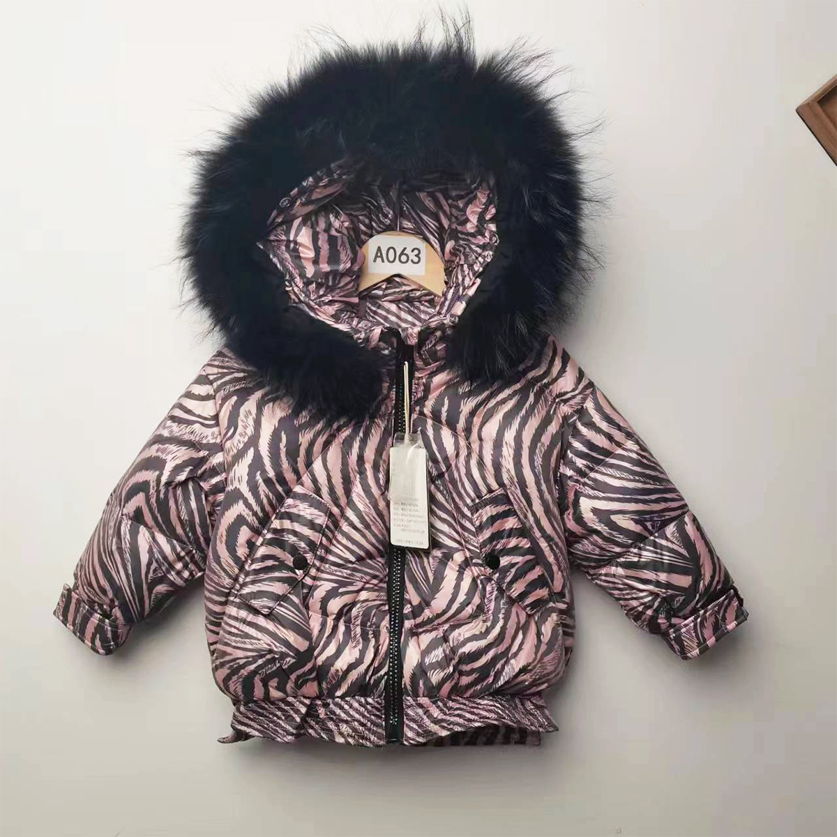 A063儿童羽绒服冬季新款男童加厚外套宝宝冬装洋气小女孩反季童装