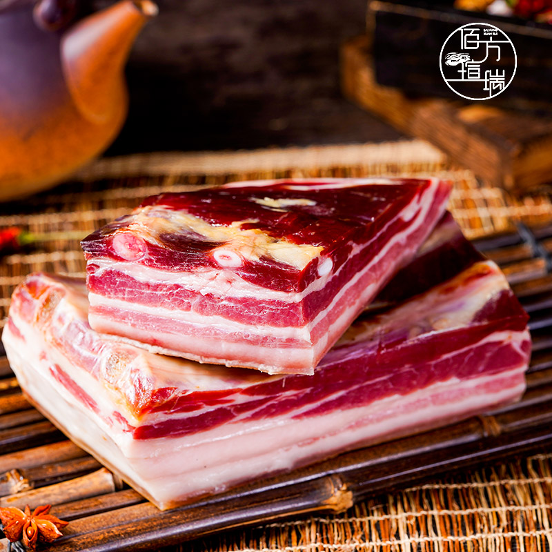 【4斤装五花肉散装称重】传统手工艺农村大土猪五花肉腌制鲜香可口