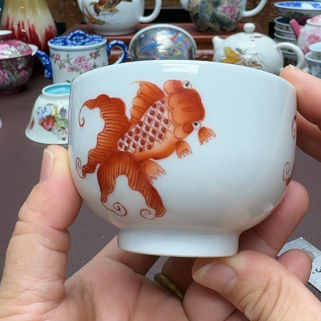 瓷片景德镇仿古手工制作精品展示
