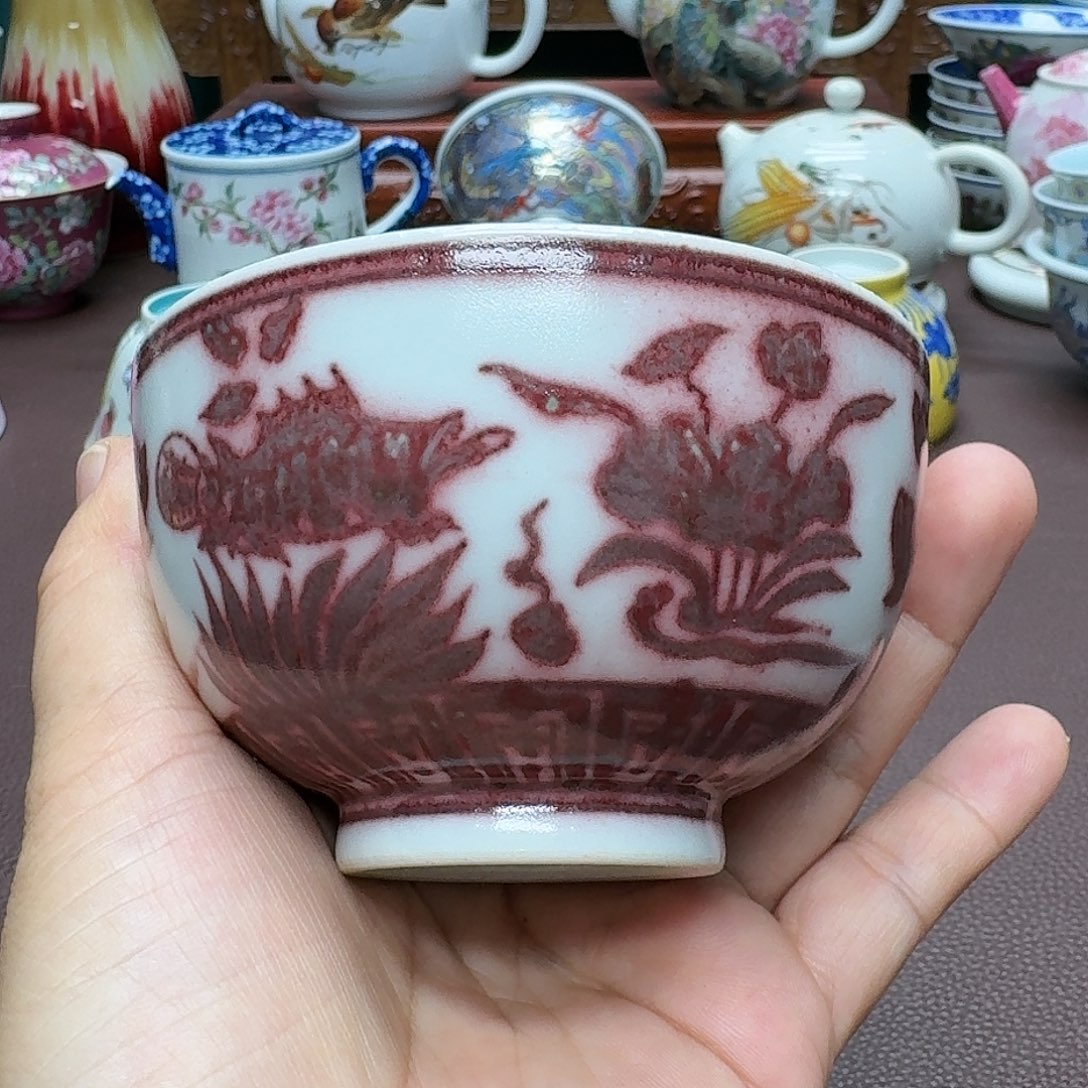 瓷片景德镇仿古手工制作精品展示
