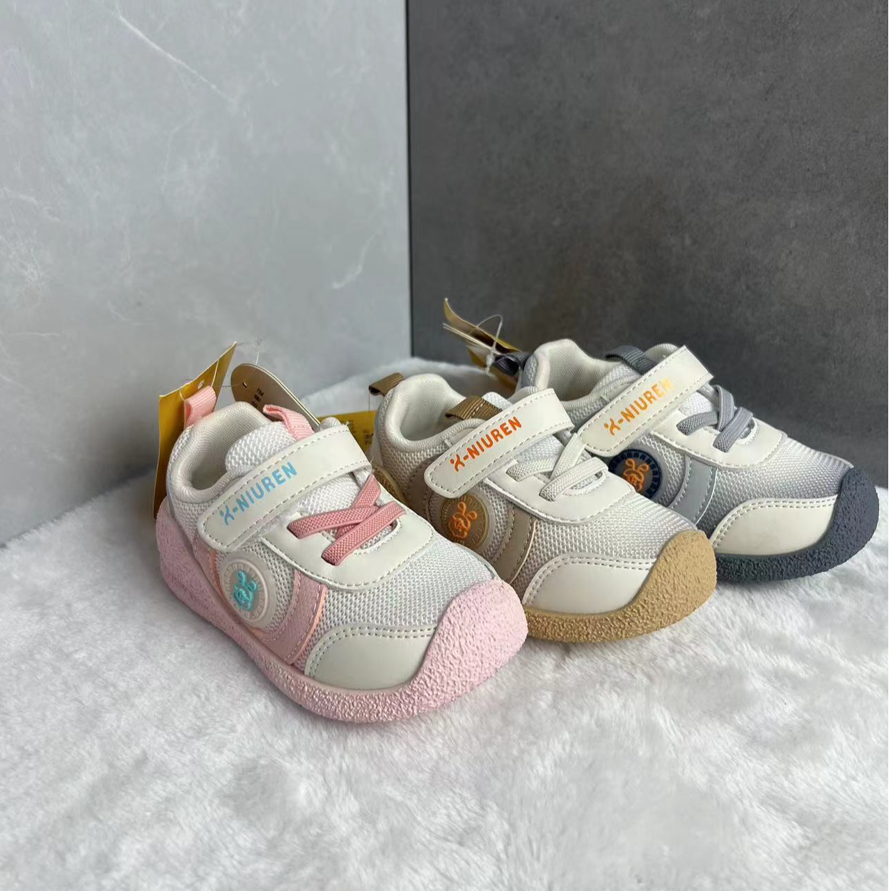 6041 儿童机能鞋2025秋款网面关键学步鞋软底透气防滑幼儿休闲