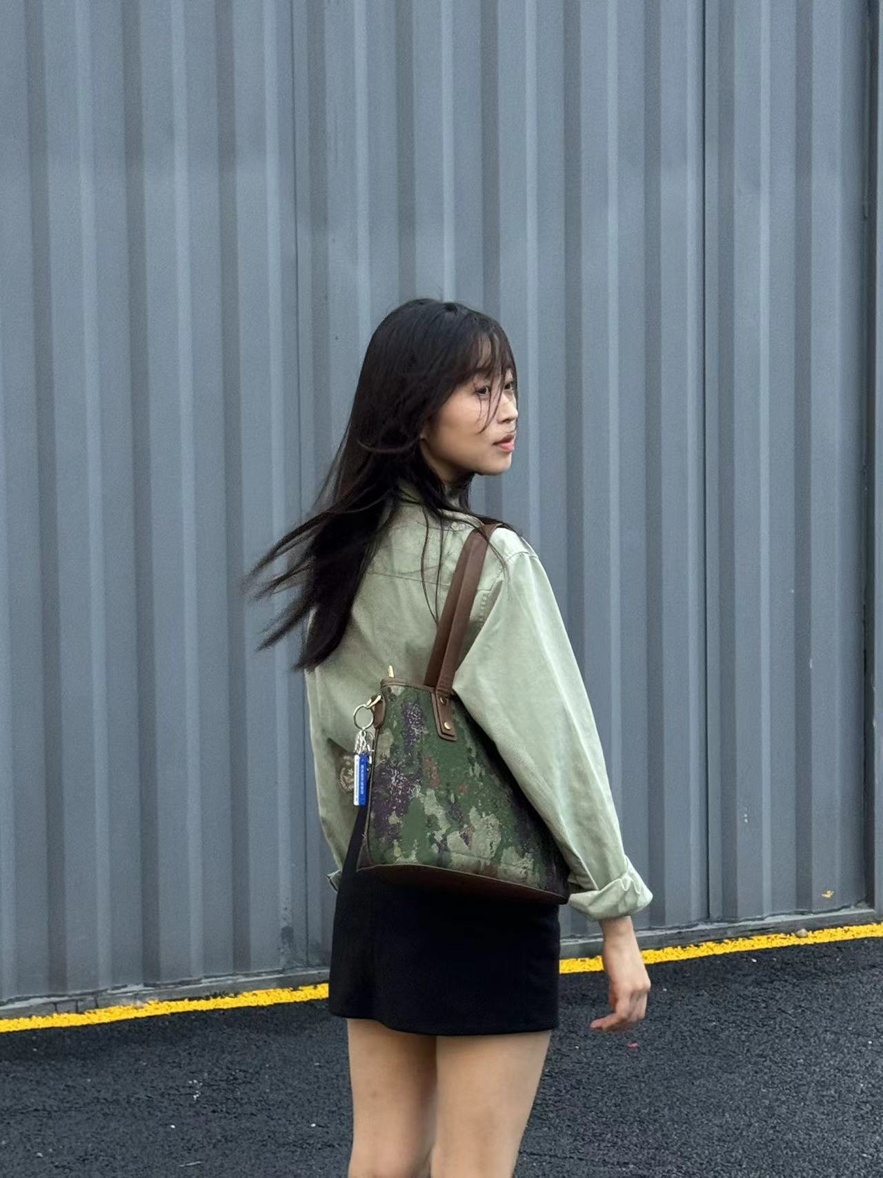 迷彩风情人节七夕生日送女友礼物情侣军迷包