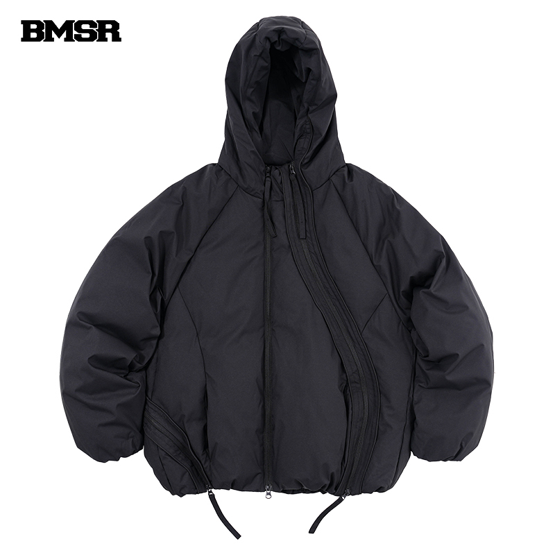 BENMYSHOWER国潮美式复古连帽羽绒服男女款潮牌外套秋冬季