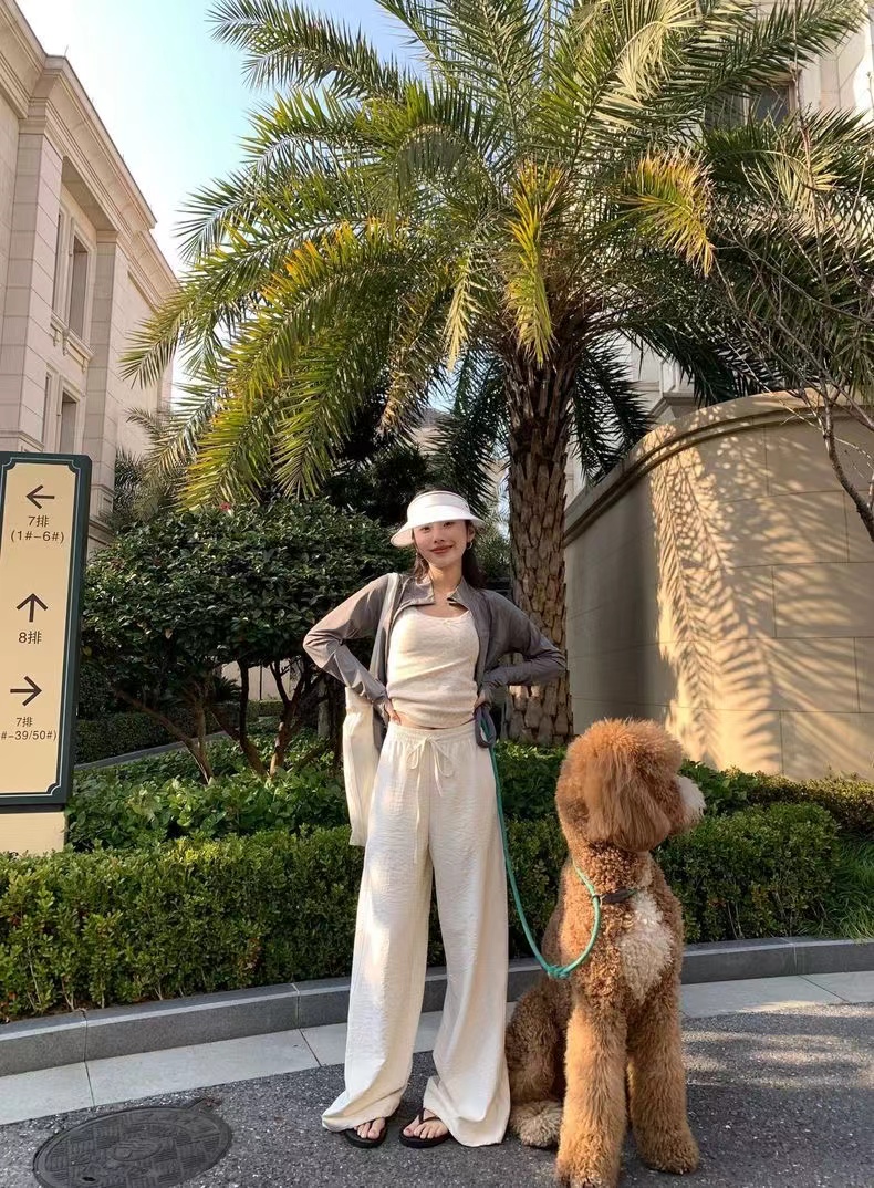 【杂款15号】小香风短袖阔腿裤