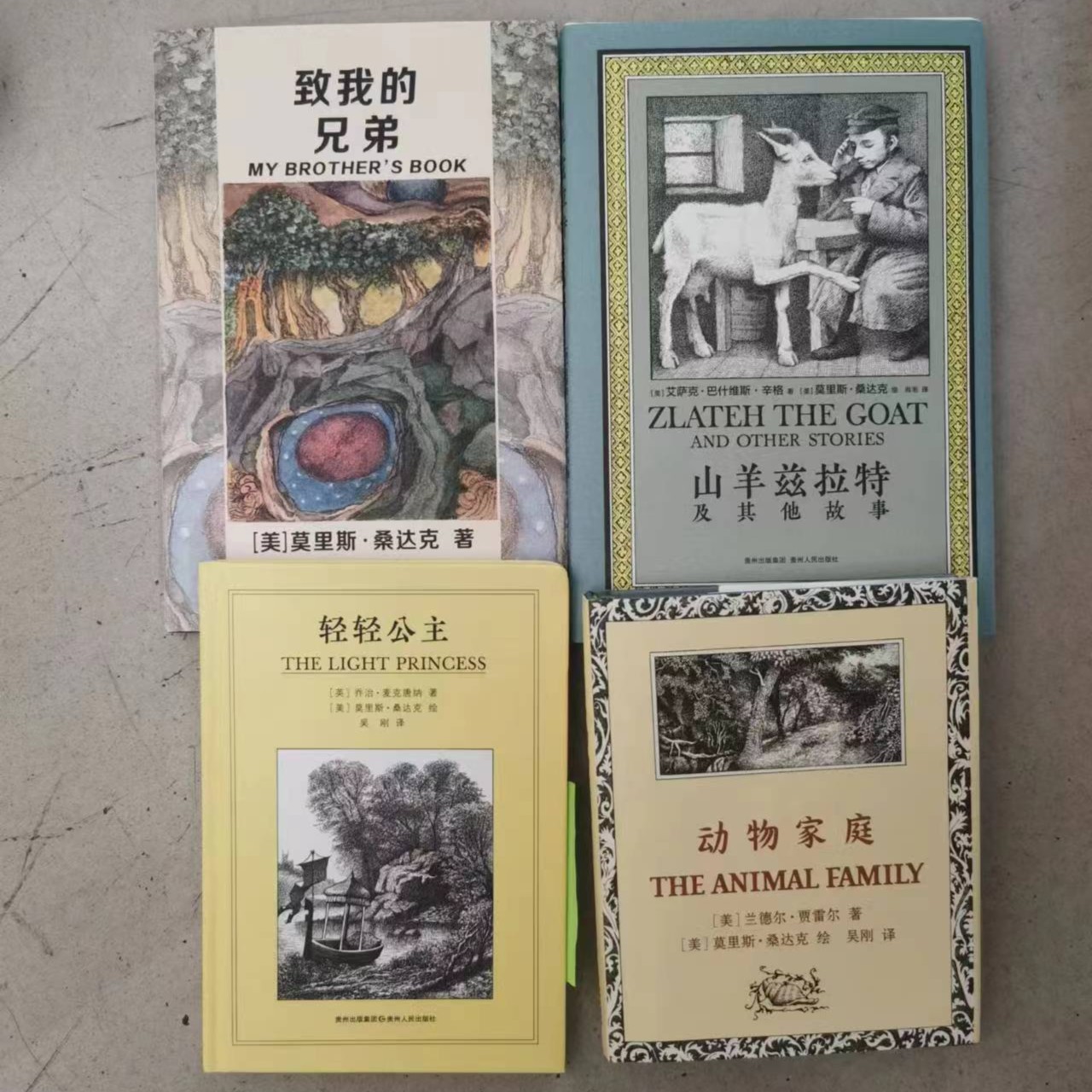 桑达克文学5册 PGY