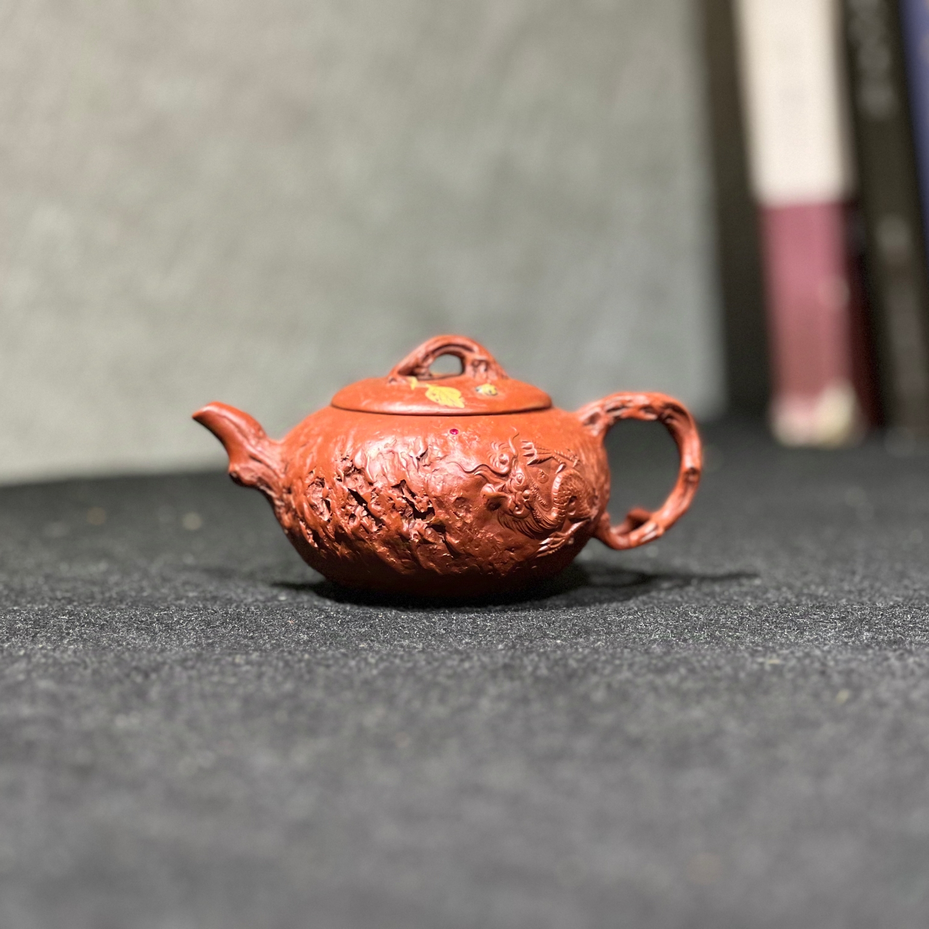 聚真堂陈真作品，朱泥，140cc
